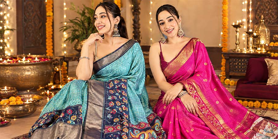 9 Digital Print Sarees for Effortless Festive Style 2026