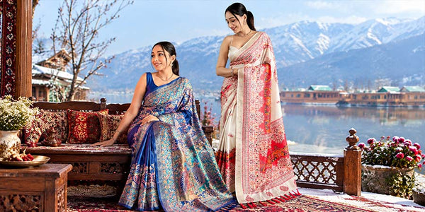 9 Kashmiri Print Sarees for Timeless Winter Elegance 2026
