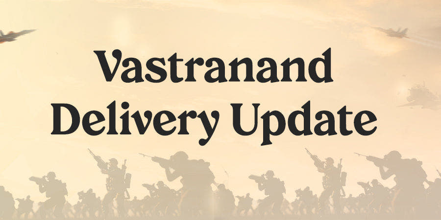 Vastranand Delivery Update" with soldiers in background