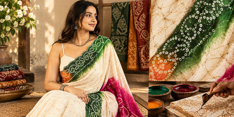 Batik Sarees: Wax, Dye and One-of-a-Kind Patterns