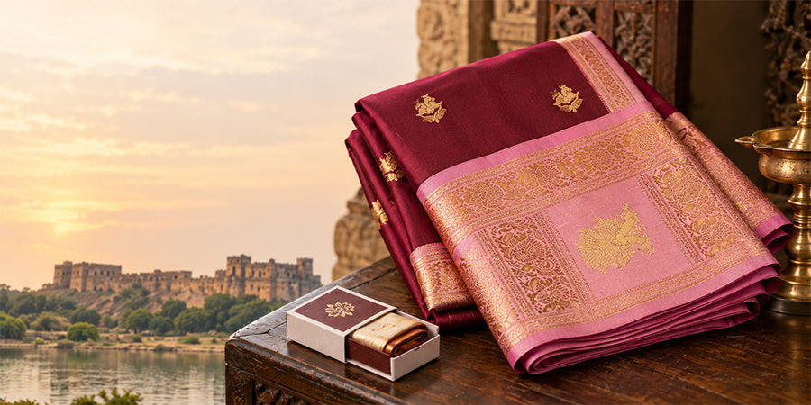 Gadwal Sarees: The Lightweight Silk With a Rich Border