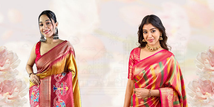 Colorful sarees for modern elegance