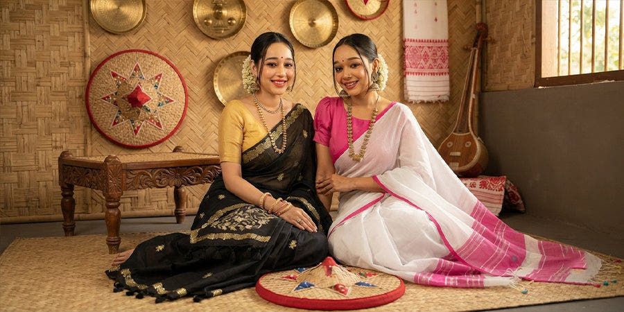 Muga Cotton Sarees Explained: Assam's Golden Weave