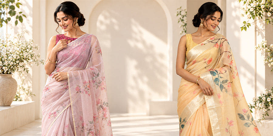 Organza vs Tissue Sarees: Which One Should You Choose?