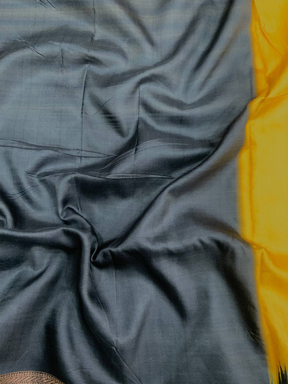 Vibrant Soft Silk Satin Chex Saree