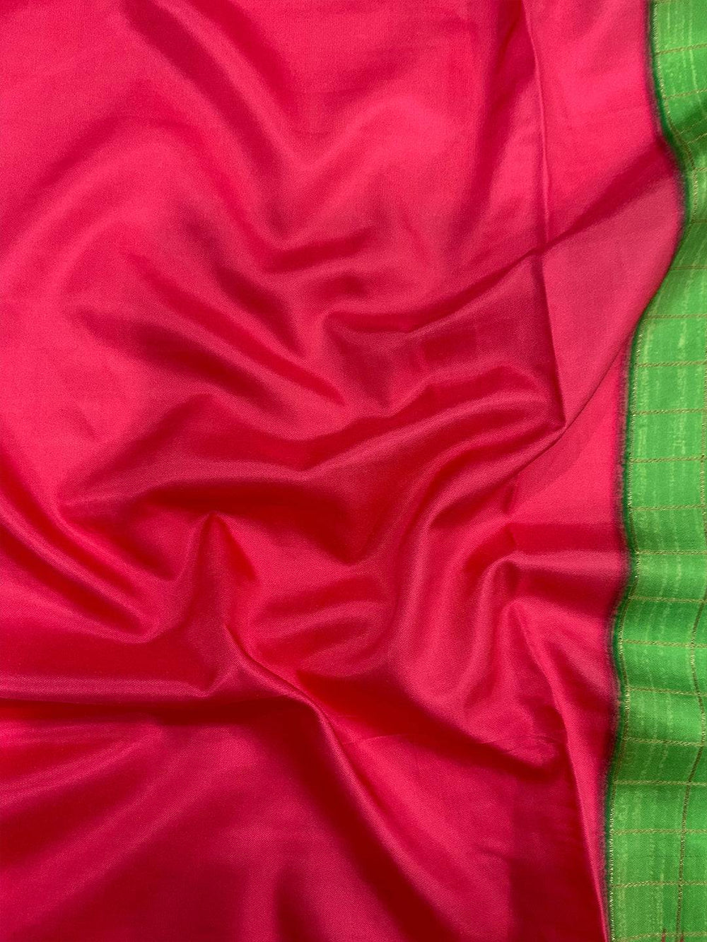 Heritage Soft Silk Satin Chex Saree