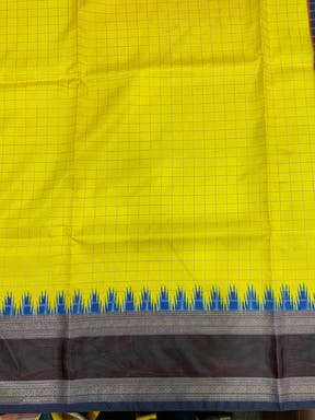 Royal Soft Silk Satin Chex Saree
