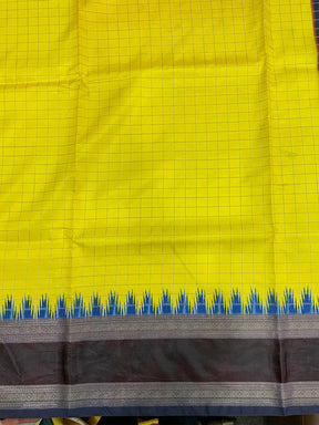 Royal Soft Silk Satin Chex Saree