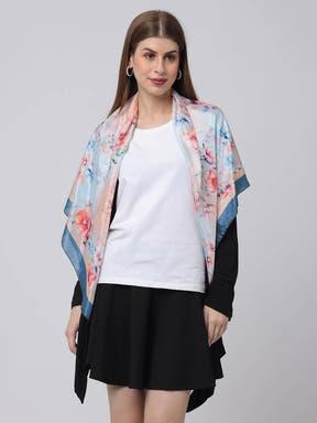 Pastel Blossom Scarf