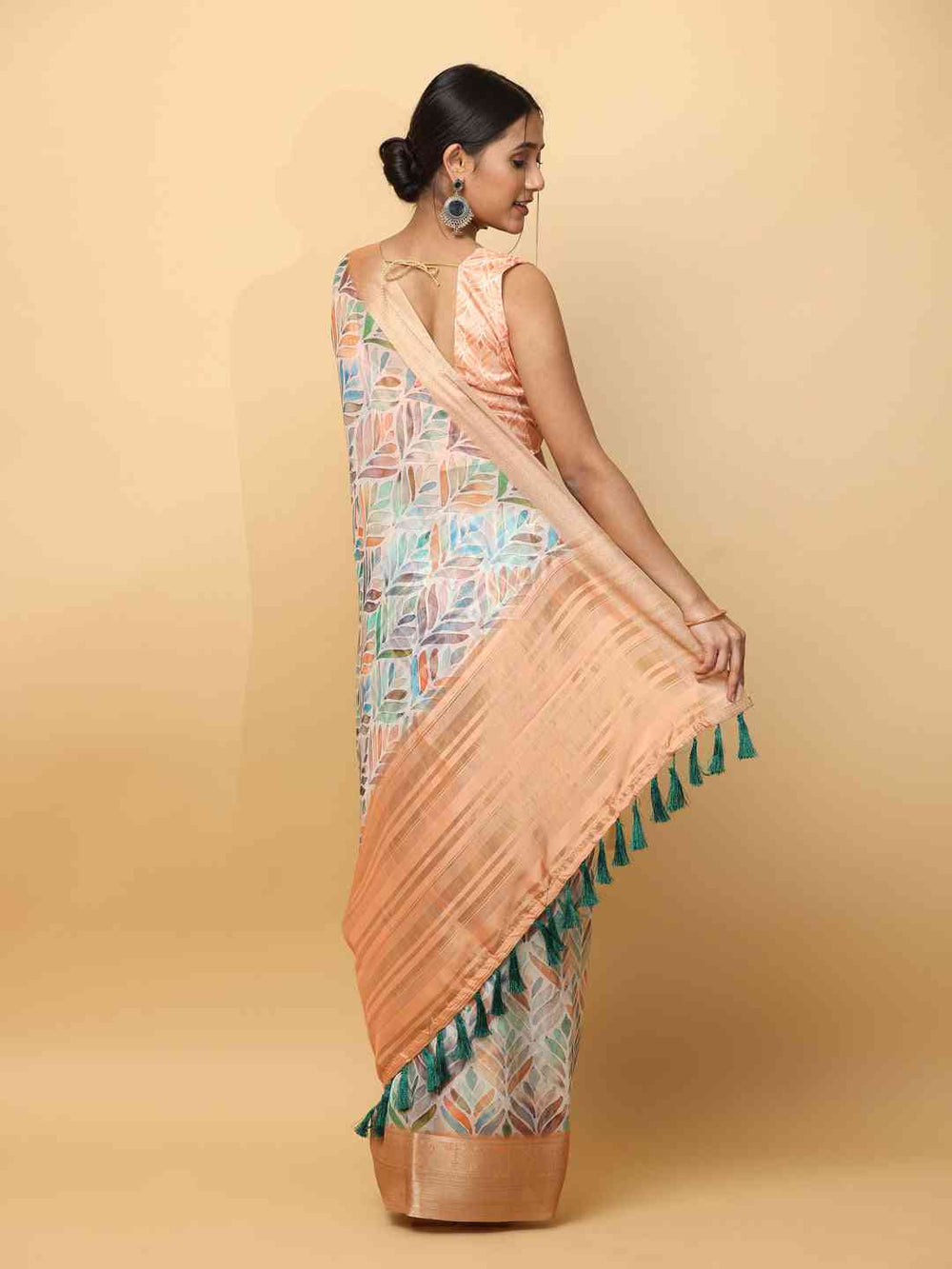  Soft Orgenza With Digital Print Party Wear Saree