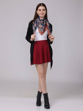 Blue bell Floral Scarf