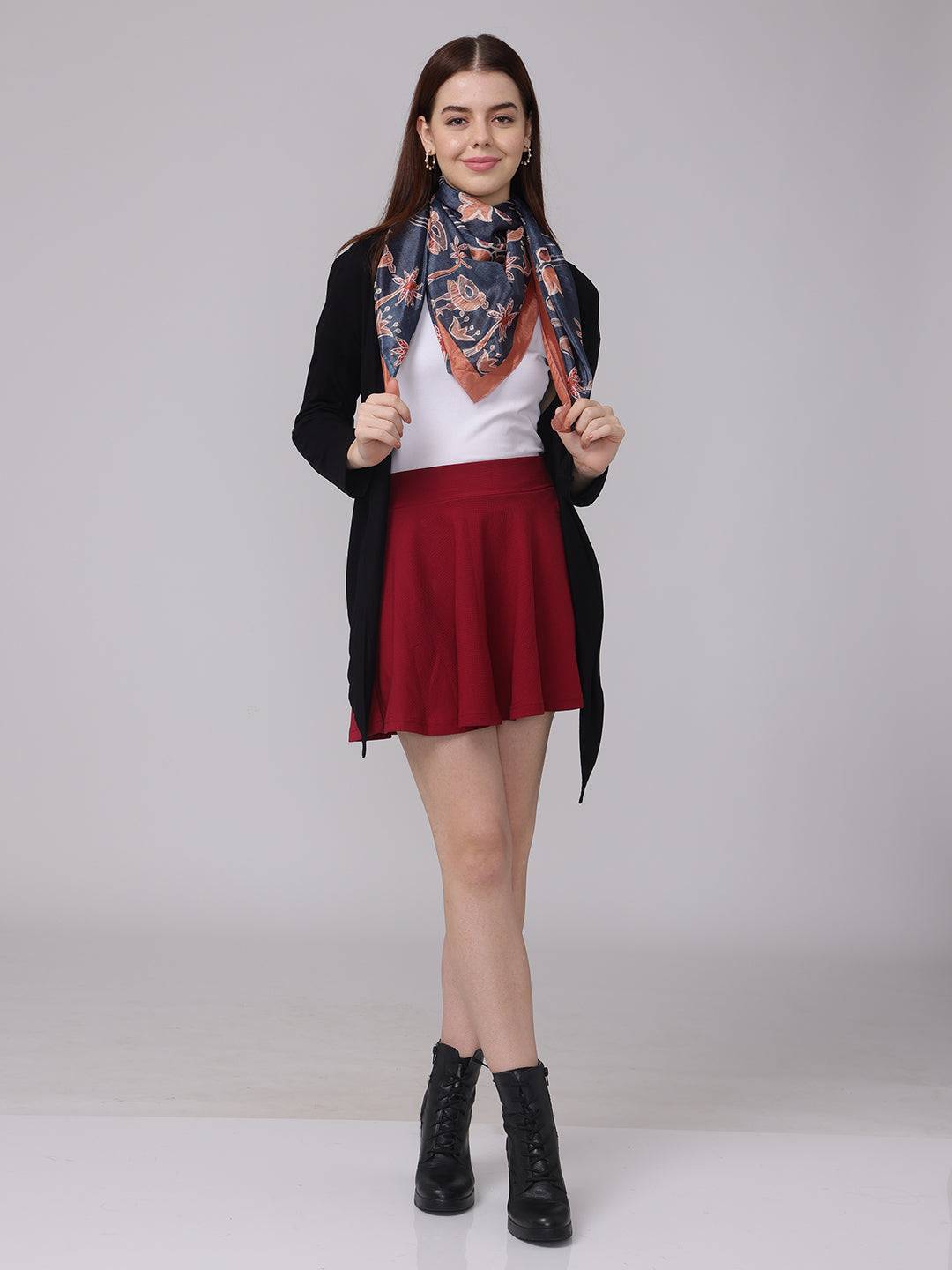 Blue bell Floral Scarf