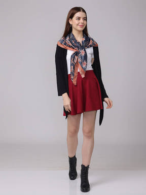 Blue bell Floral Scarf