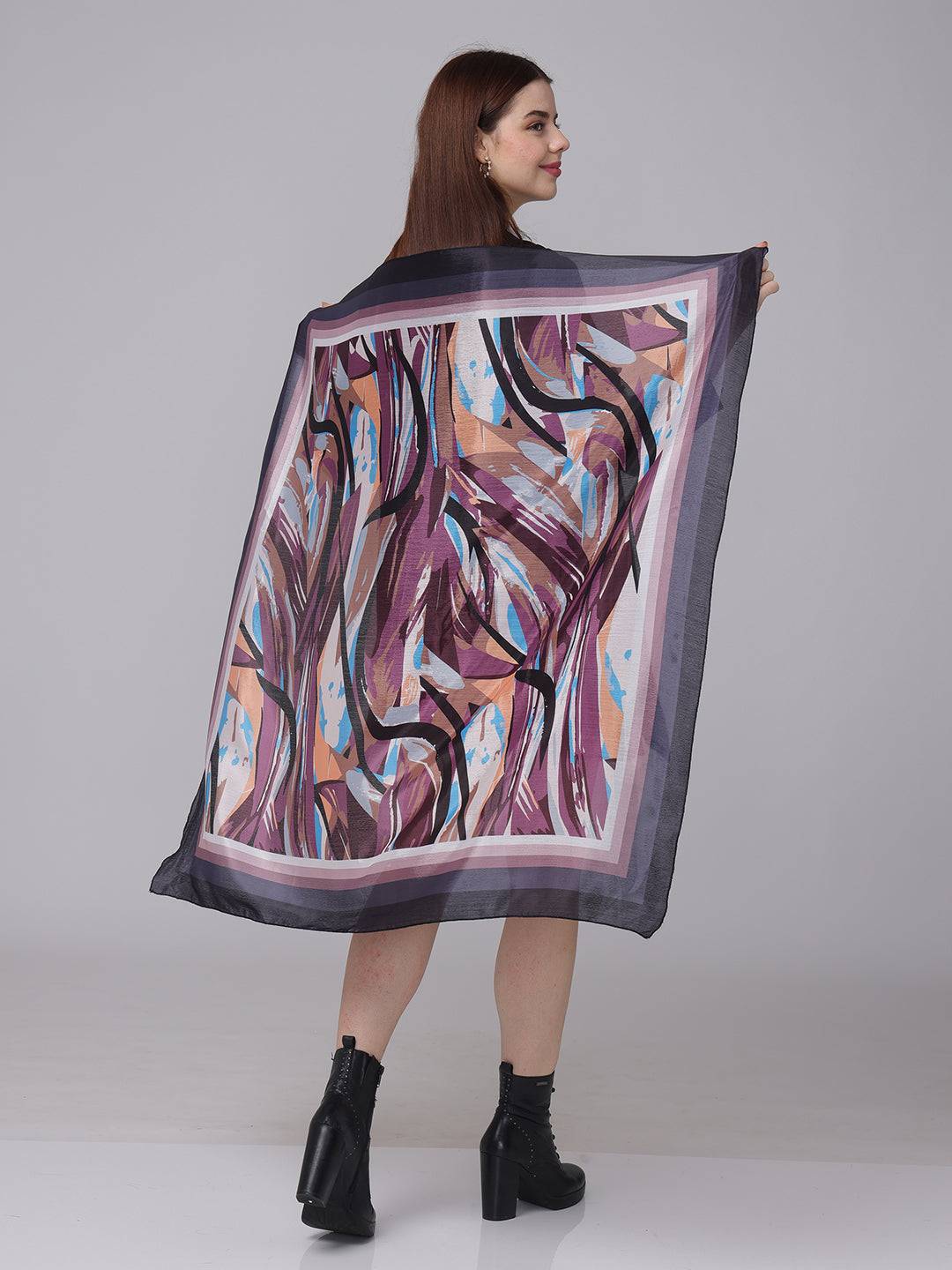 Abstract Multicolored Scarf
