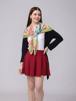 Geometric Elegance Scarf