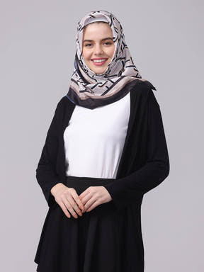 Horsebit Printed Scarf