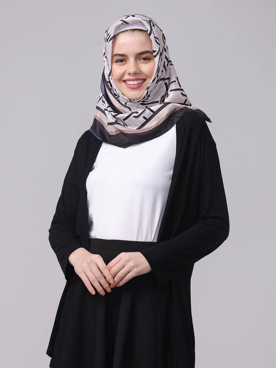 Horsebit Printed Scarf