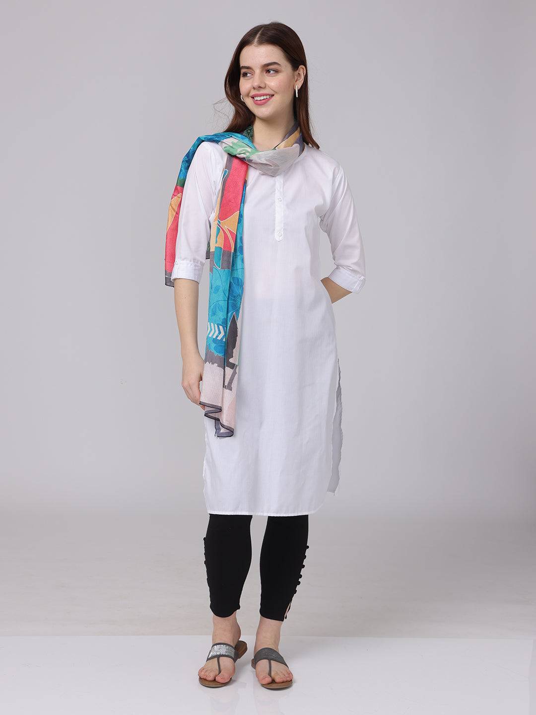 Radiant Patchwork Long Scarf