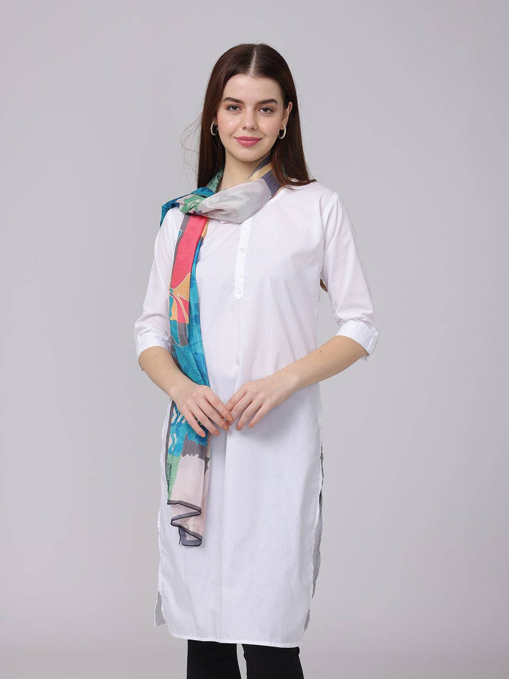 Radiant Patchwork Long Scarf