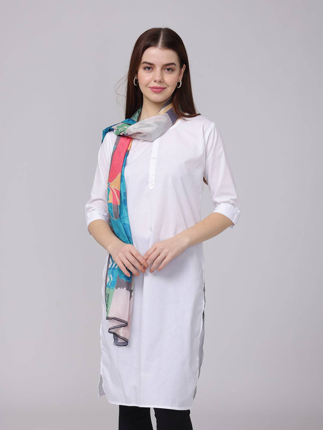 Radiant Patchwork Long Scarf