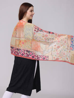 Patchwork Multicolor Scarf