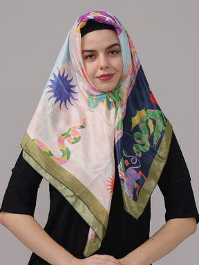 Blush Pink Chiffon Scarf