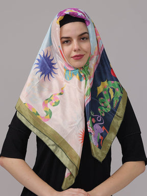 Blush Pink Chiffon Scarf