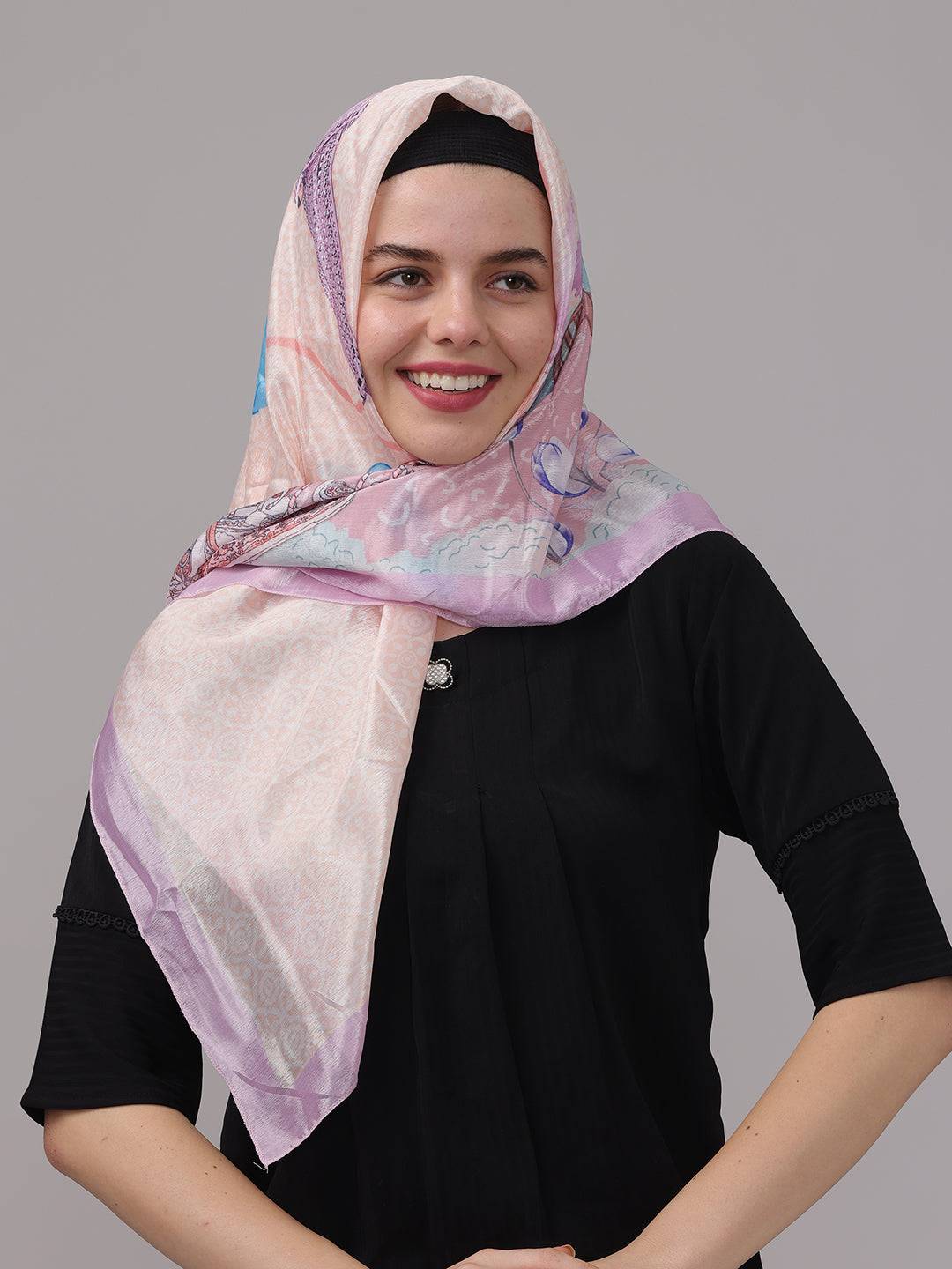 Cream Carousel Scarf