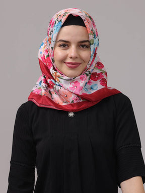 Vibrant Bloom Scarf