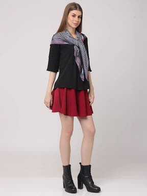 Houndstooth Harmony Scarf