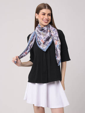 Animals Pastel Forest Scarf