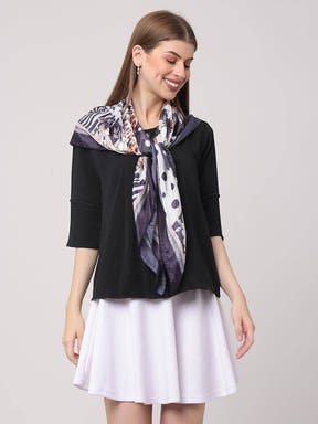 Wild Harmony Patchwork Scarf