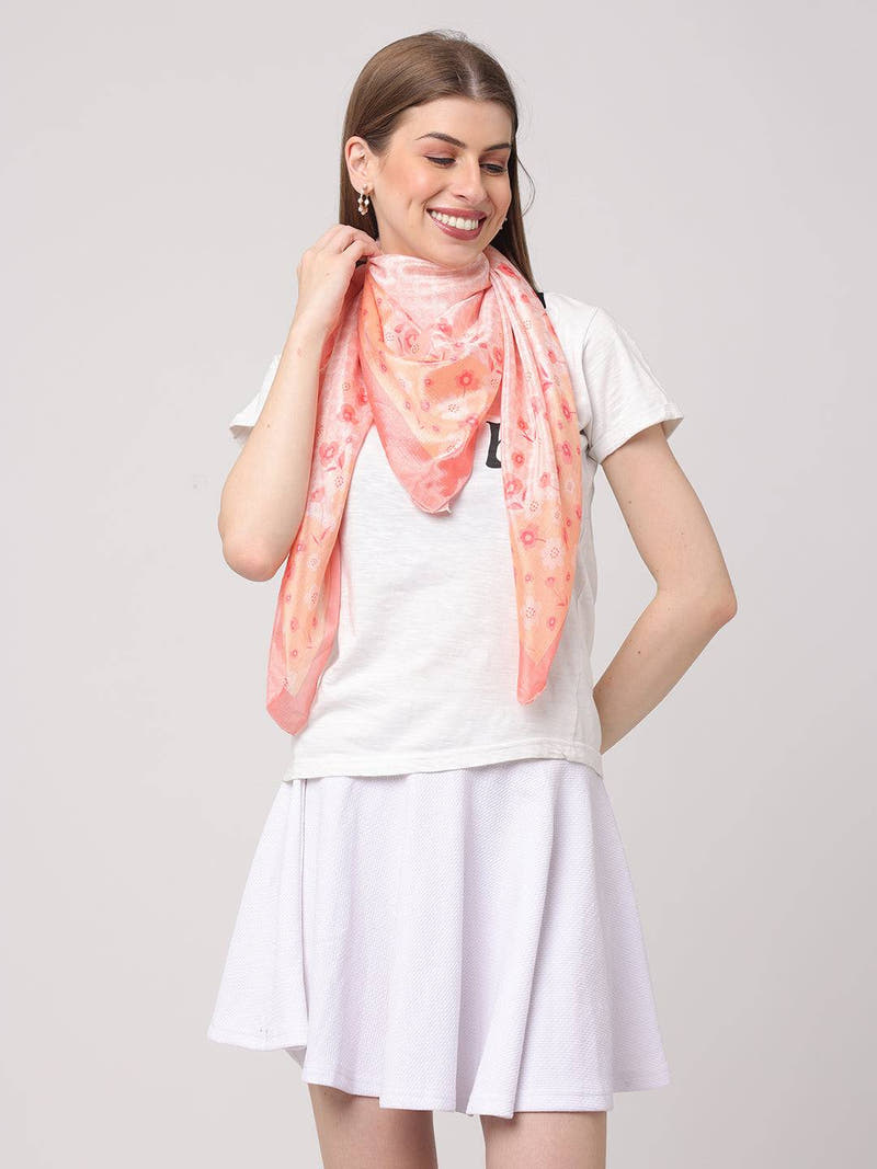 Versatile Poly Silk Chiffon Scarf