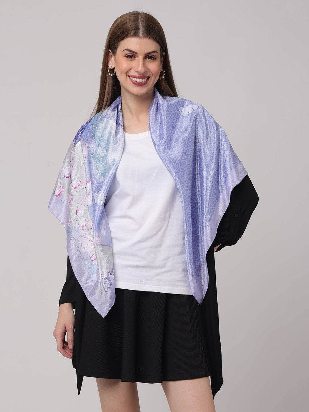 Lavender Carousel Scarf