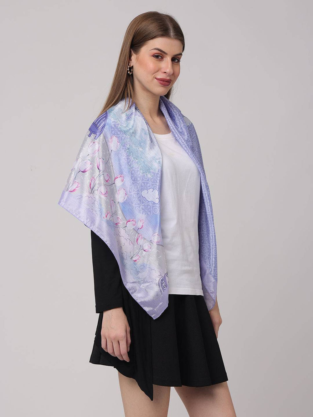 Lavender Carousel Scarf