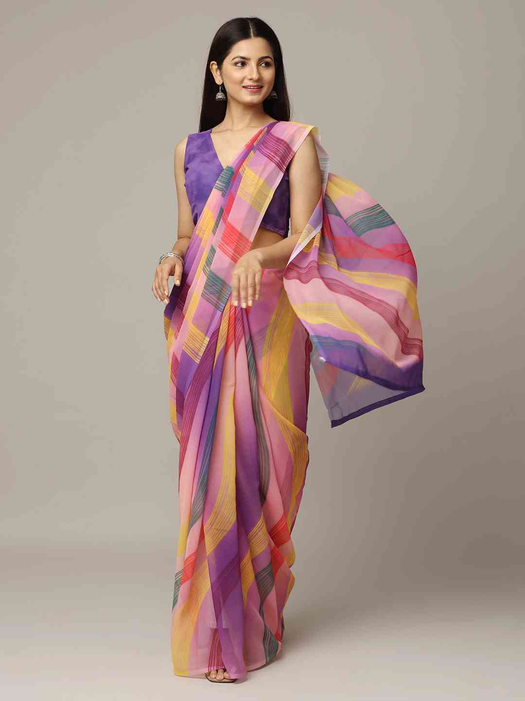 Lehriya Soft Georgette Digital Print Saree 