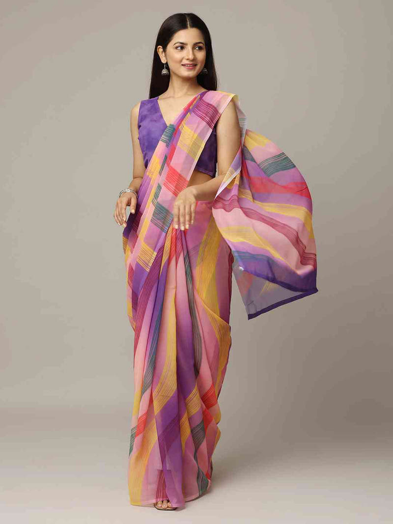 Lehriya Soft Georgette Digital Print Saree 