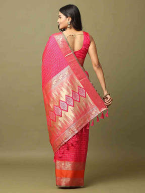 Elegant Soft Silk Zari Kanchi Banarasi Saree