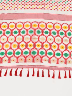  Dhakai Jamdani Cotton Silk Saree
