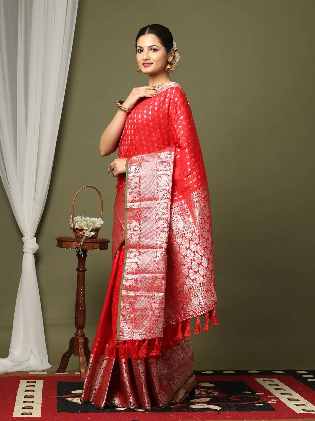 Kanjivaaram Soft Silk Designer Saree