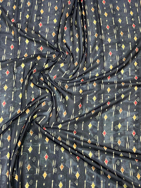 Beige Kalamkari Ombre Crepe Silk Saree