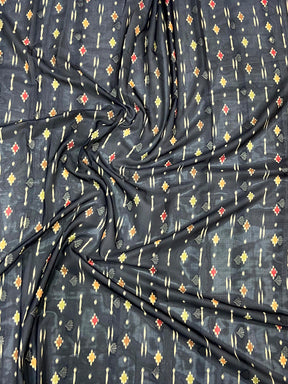 Beige Kalamkari Ombre Crepe Silk Saree