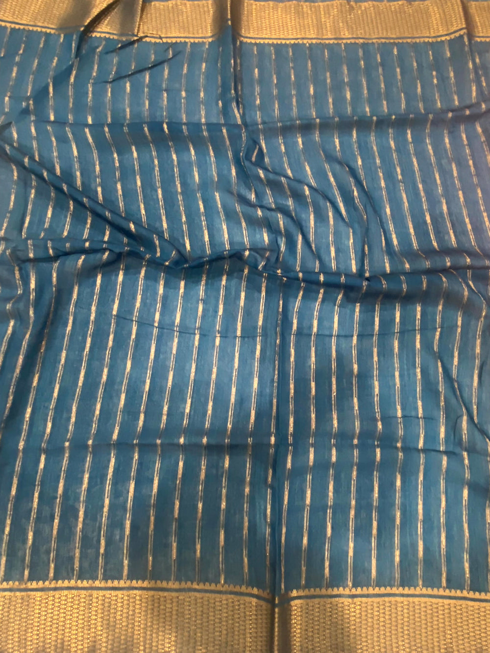 Radiance Cotton Viscose Zari Check Ombre Saree
