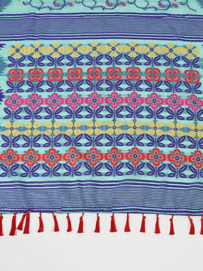  Dhakai Jamdani Cotton Silk Saree