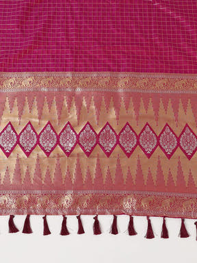 Elegant Soft Silk Zari Kanchi Banarasi Saree