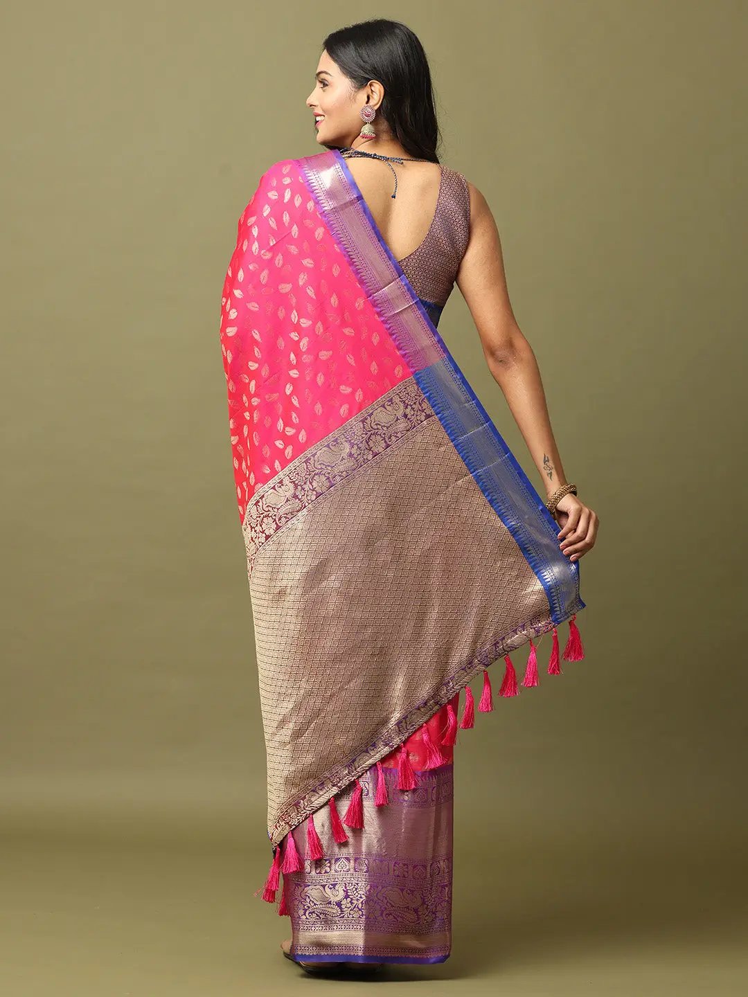 Banarasi Pattu Self Zari Weaving Saree