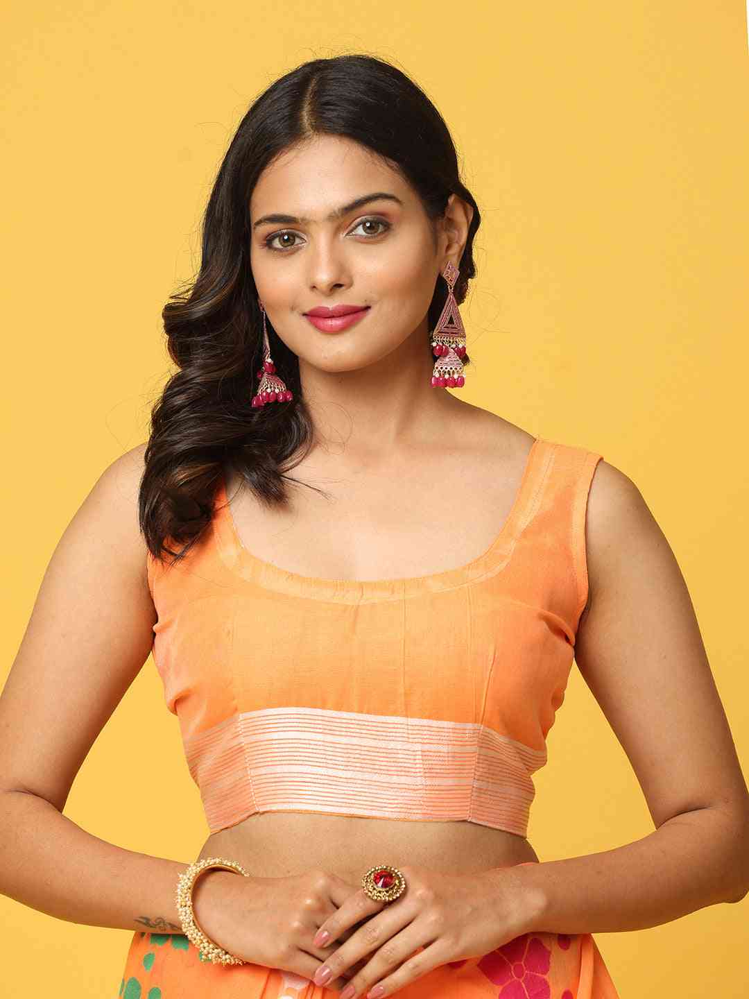 Dhakai Jamdani Cotton Silk Saree