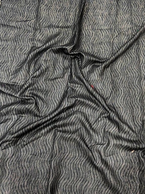 Vibrant Geometric Printed Linen Saree

