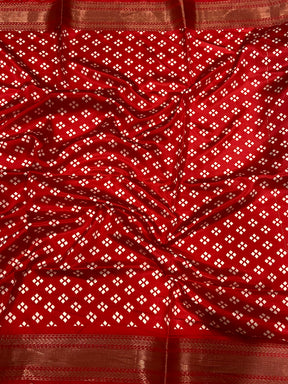 Mughal Kalamkari Print Pashmina Saree