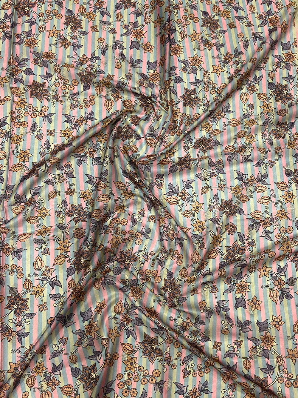 Multi Kalamkari Ombre Crepe Silk Saree